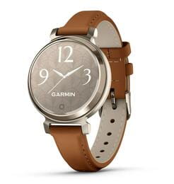 Смарт-годинник Garmin Lily 2 Cream Gold with Tan Leather Band (010-02839-60)
