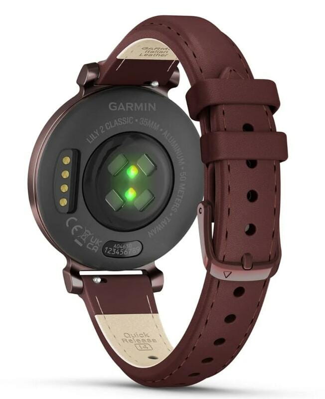 Смарт-часы Garmin Lily 2 Dark Bronze with Mulberry Leather Band (010-02839-61)