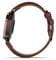 Фото - Смарт-часы Garmin Lily 2 Dark Bronze with Mulberry Leather Band (010-02839-61) | click.ua