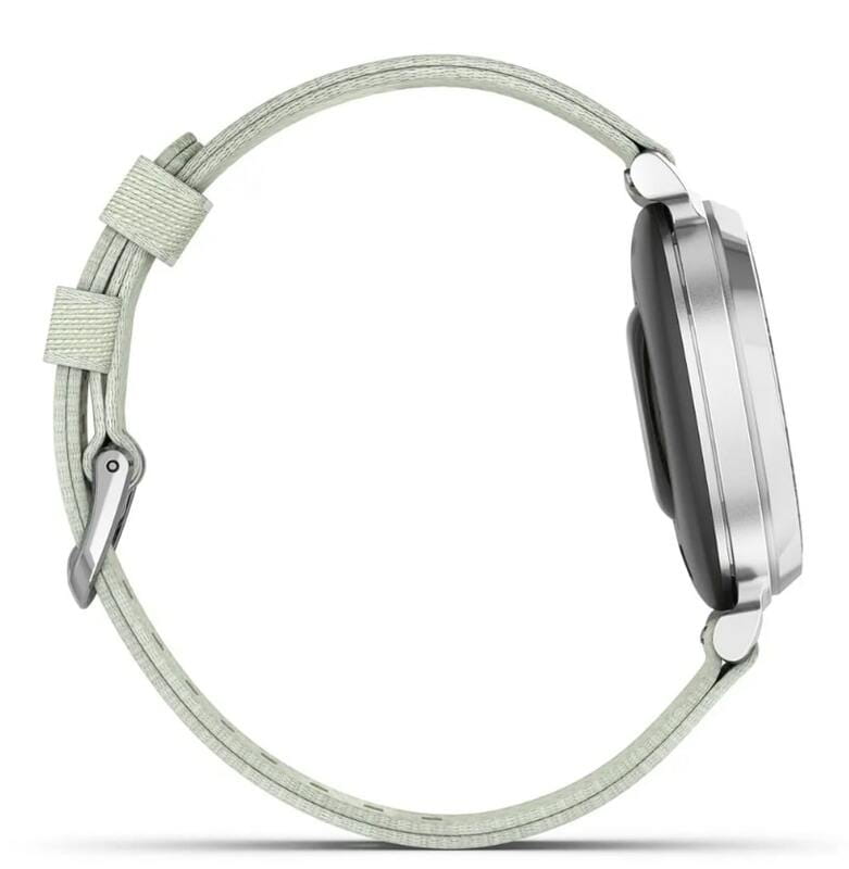 Смарт-часы Garmin Lily 2 Silver with Sage Gray Nylon Band (010-02839-63)