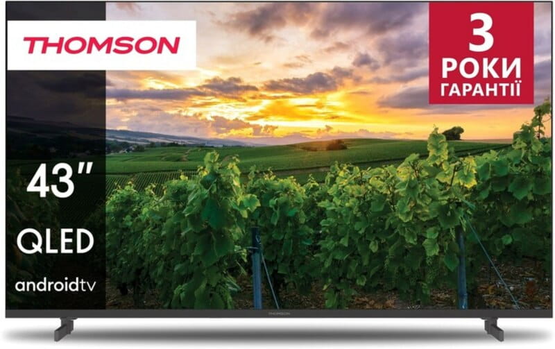 Телевiзор Thomson Android TV 43" QLED 43QA2S13