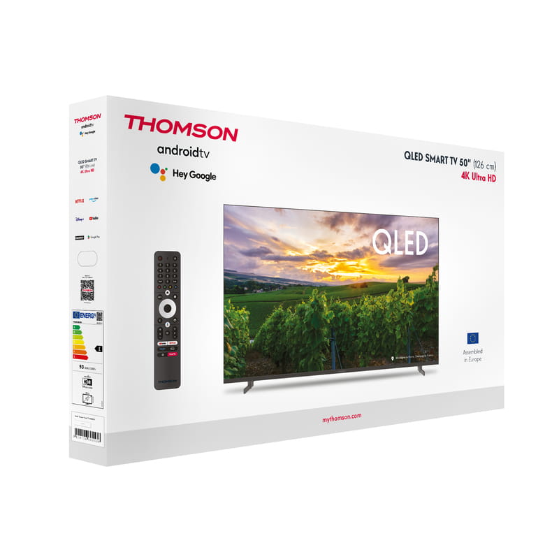 Телевiзор Thomson Android TV 50" QLED 50QA2S13