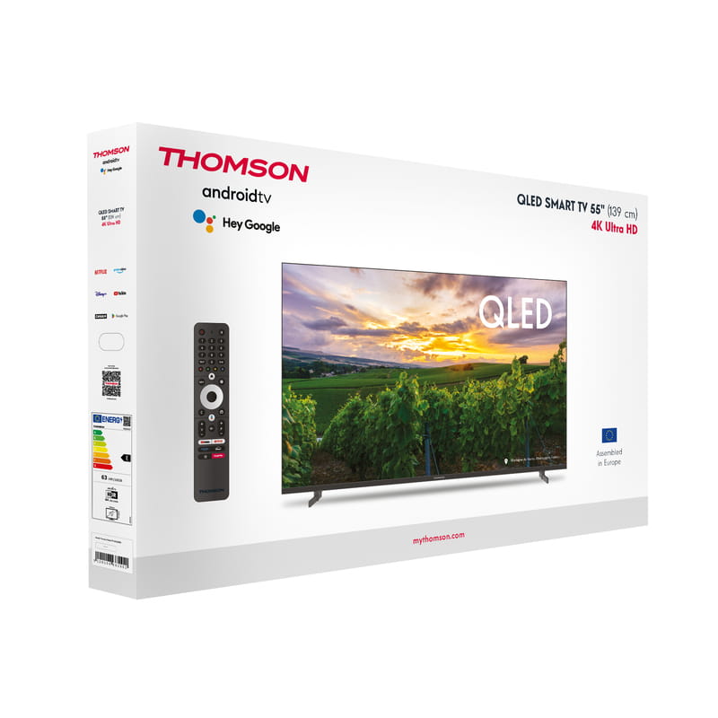 Телевiзор Thomson Android TV 55" QLED 55QA2S13