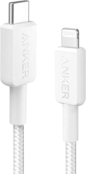 Кабель Anker 322 USB-C - Lightning, 1.8м, White (A81B6H21)