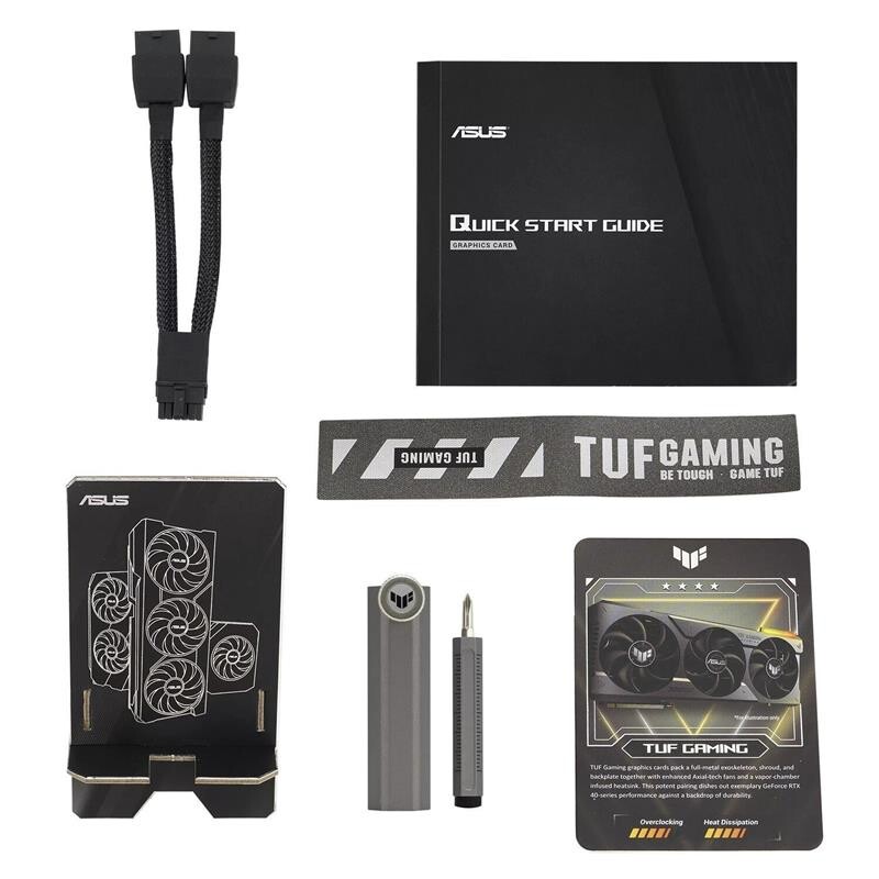 Відеокарта GF RTX 4070 Ti Super 16GB GDDR6X TUF Gaming OC Asus (TUF-RTX4070TIS-O16G-GAMING)