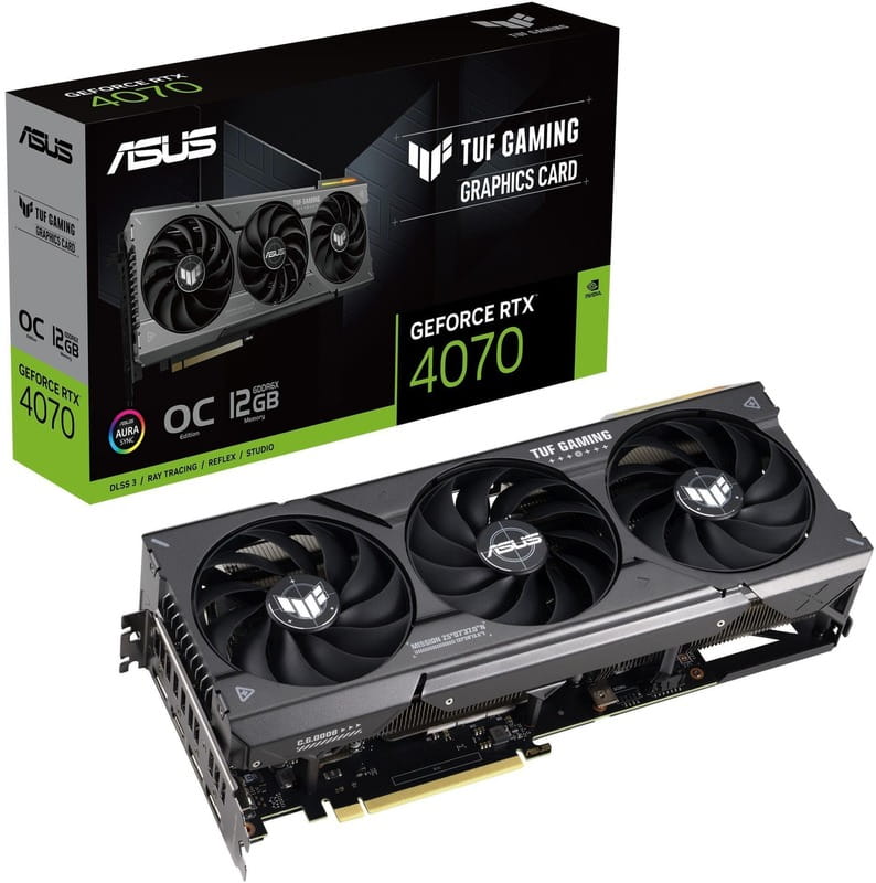 Видеокарта GF RTX 4070 Super 12GB GDDR6X TUF Gaming Asus (TUF-RTX4070S-12G-GAMING)