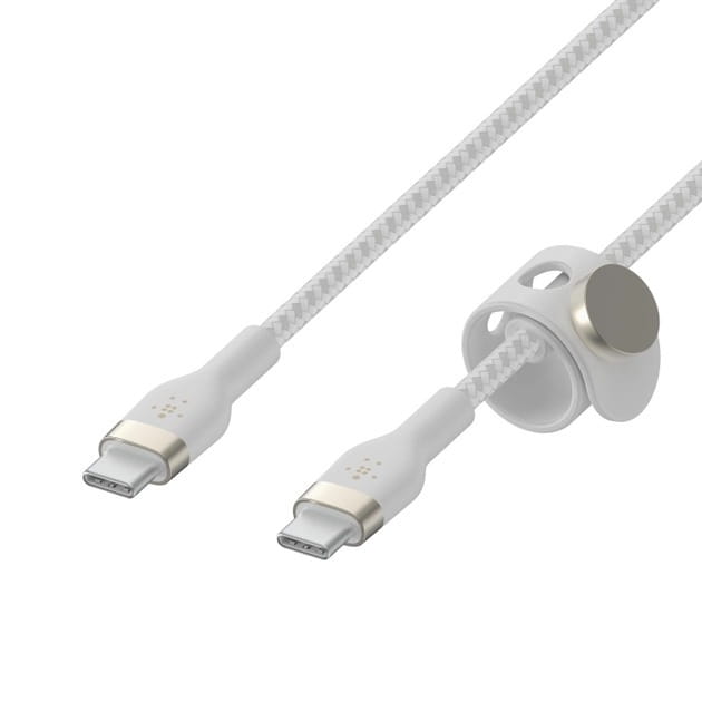 Кабель Belkin Boost Up Charge Pro Flex USB Type-C - USB Type-C (M/M), 1 м, White (CAB011BT1MWH)
