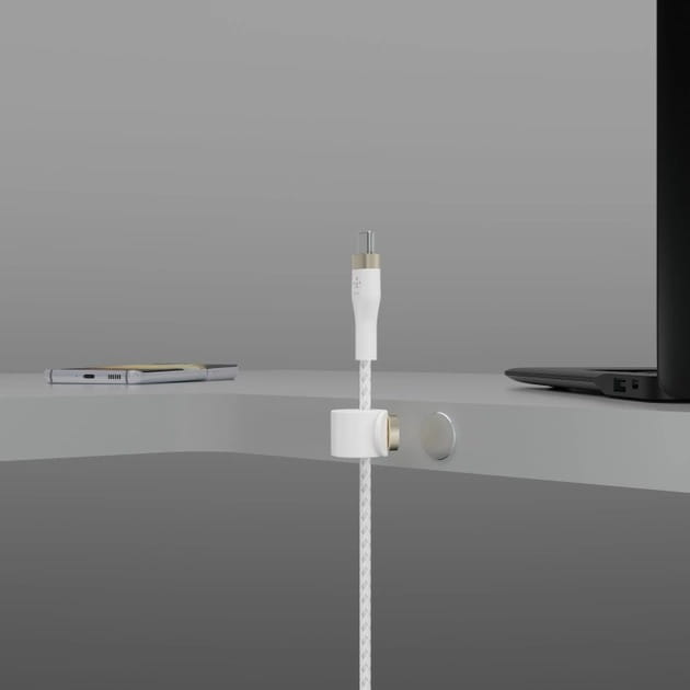 Кабель Belkin Boost Up Charge Pro Flex USB Type-C - USB Type-C (M/M), 1 м, White (CAB011BT1MWH)