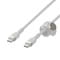 Фото - Кабель Belkin Boost Up Charge Pro Flex USB Type-C - USB Type-C (M/M), 1 м, White (CAB011BT1MWH) | click.ua