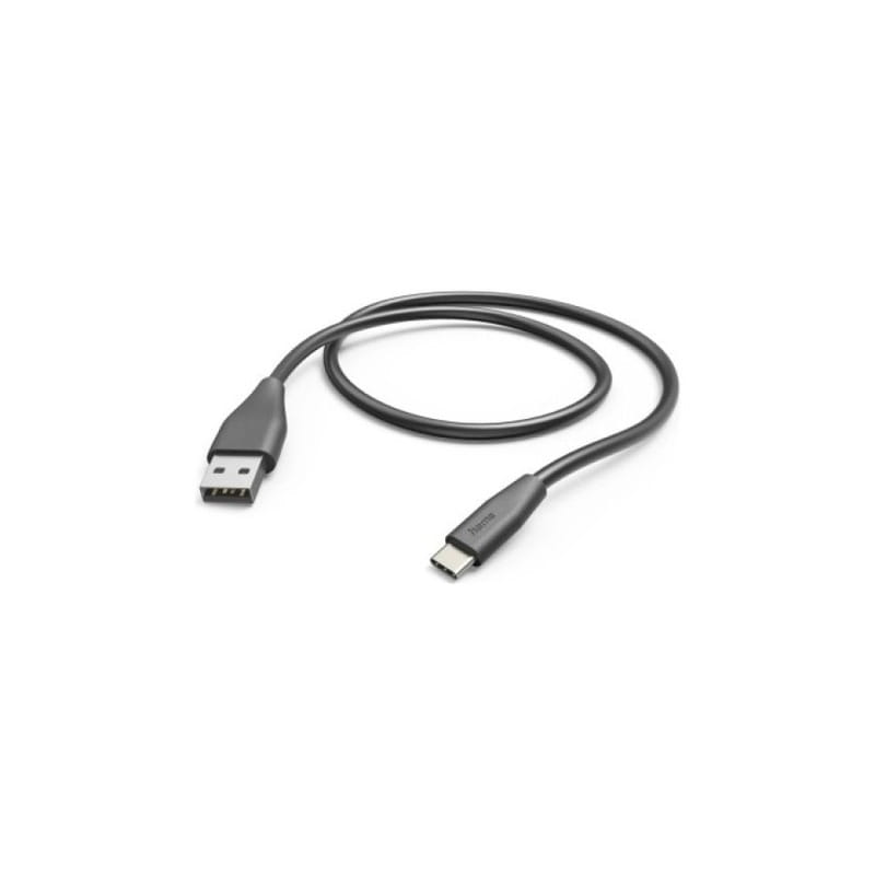 Кабель Hama USB - USB Type-C (M/M), 1.5 м, Black (201595)