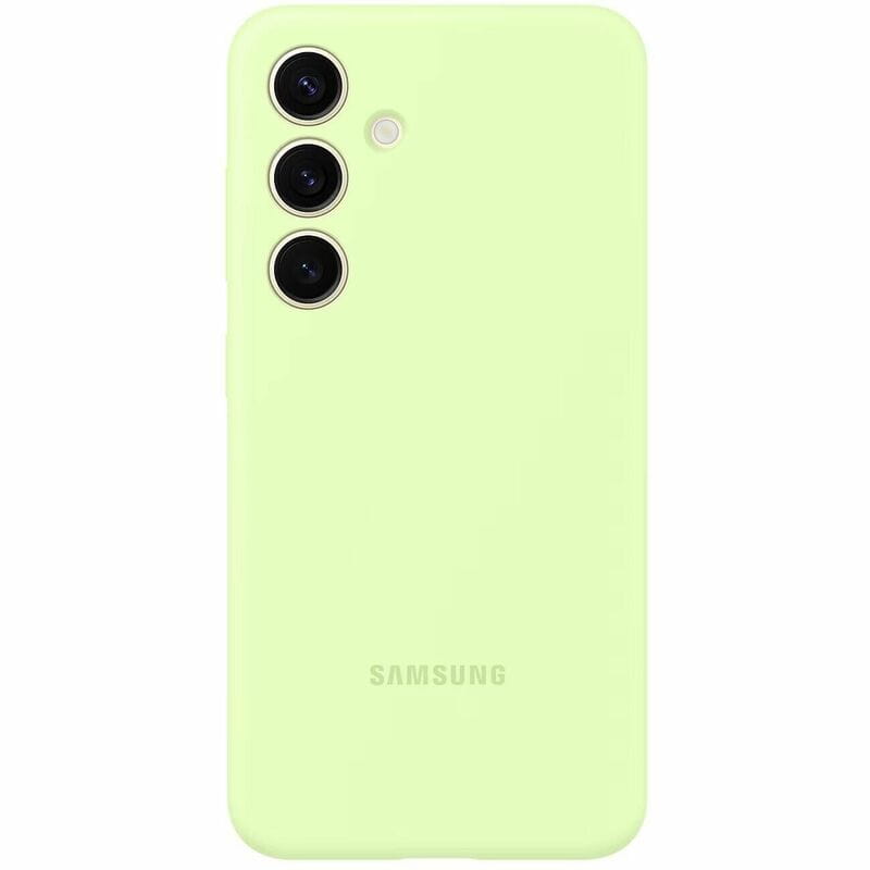 Чехол-накладка Samsung Silicone Cover для Samsung Galaxy S24 SM-S921 Light Green (EF-PS921TGEGWW)