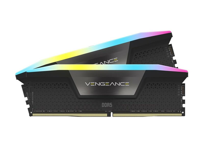 Модуль пам`ятi DDR5 2x16GB/5600 Corsair Vengeance RGB Black (CMH32GX5M2B5600C40K)
