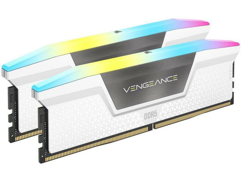 Модуль памяти DDR5 2x16GB/5600 Corsair Vengeance RGB White (CMH32GX5M2B5600C40W)