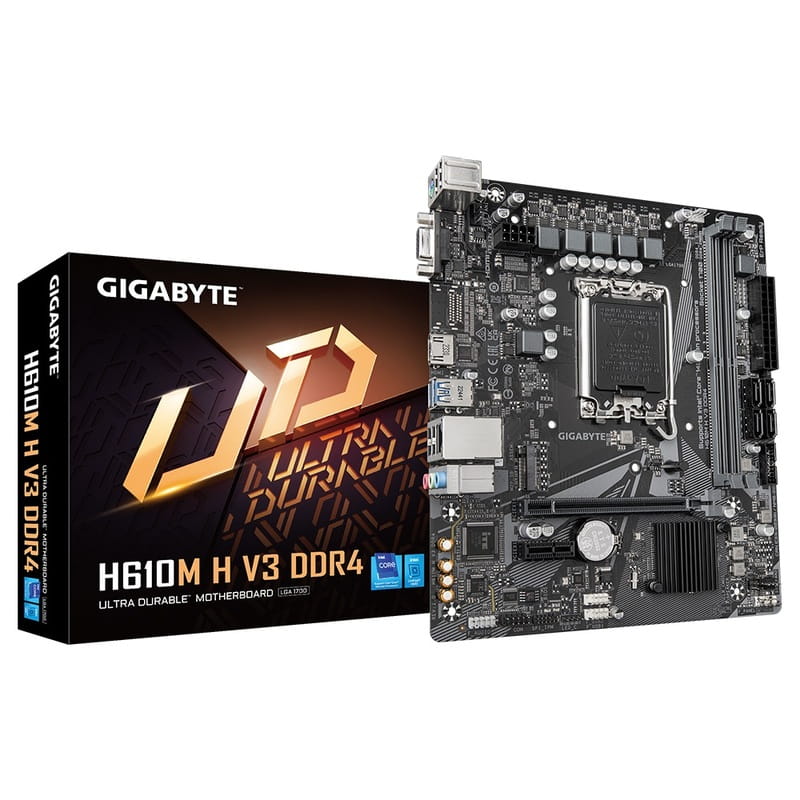 Материнская плата Gigabyte H610M H V3 DDR4 Socket 1700