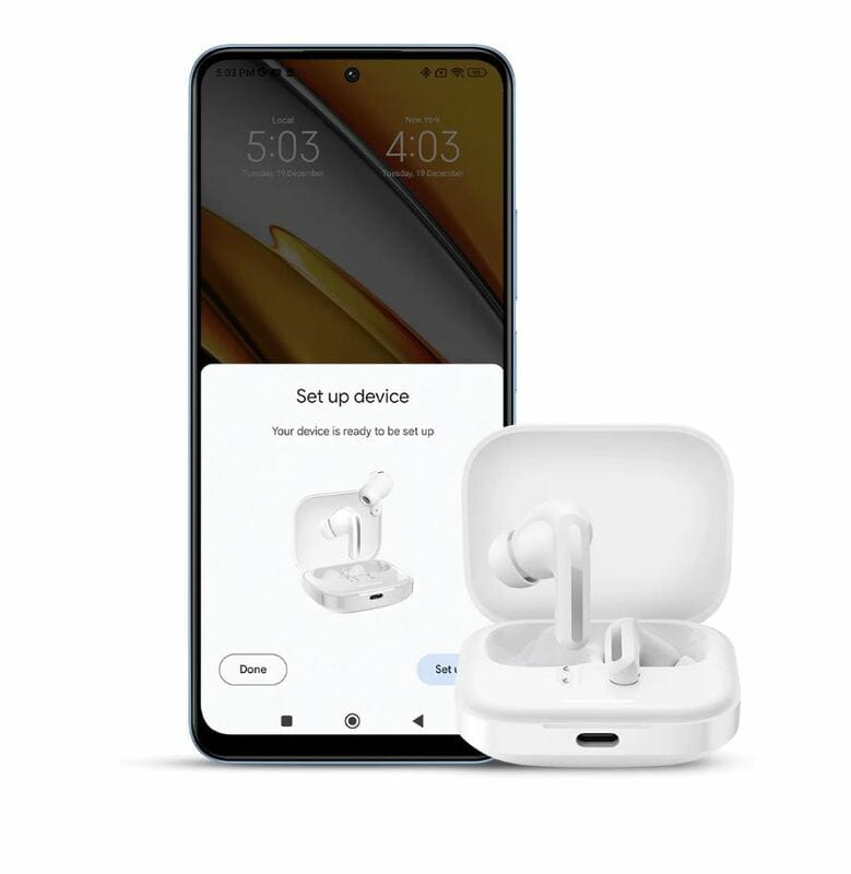 Bluetooth-гарнитура Xiaomi Redmi Buds 5 Sky Blue (BHR7631GL) EU_