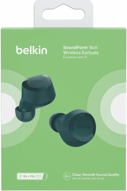 Bluetooth-гарнитура Belkin Soundform Bolt True Wireless Teal (AUC009BTTE)