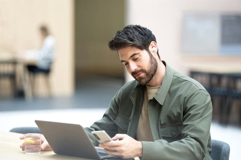 Bluetooth-гарнітура Sony WF-1000XM5 Platinum Silver (WF1000XM5S.CE7)