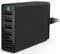 Фото - Сетевое зарядное устройство Anker PowerPort 6, Power IQ 60W, Black (A2123113) | click.ua