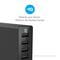 Фото - Сетевое зарядное устройство Anker PowerPort 6, Power IQ 60W, Black (A2123113) | click.ua