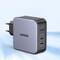 Фото - Зарядний пристрій Ugreen CD289 GaN 140W Gray + кабель Type-C 1.5 м (90549) | click.ua