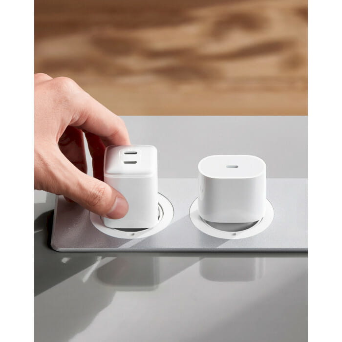 Сетевое зарядное устройство Anker PowerPort 521 Nano Pro White, 40 W, 2хUSB Type-C (A2038G21)