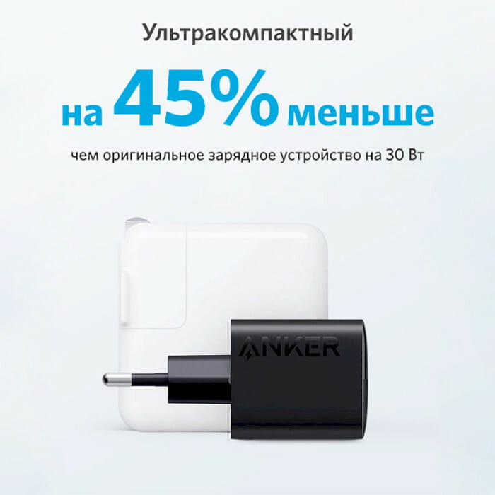 Сетевое зарядное устройство Anker PowerPort 323 Black (A2331G11)