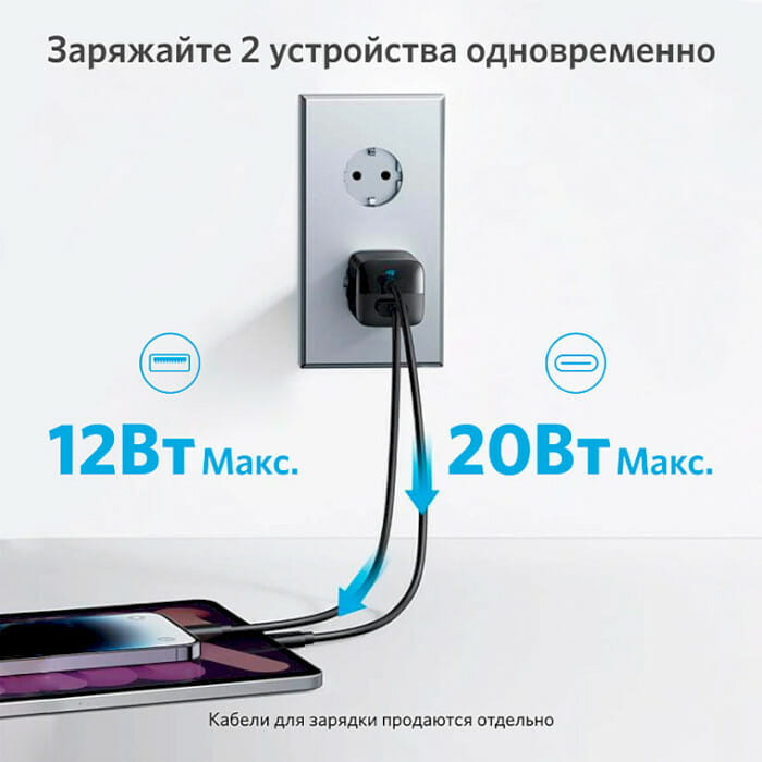 Мережевий зарядний пристрій Anker PowerPort 323 Black (A2331G11)
