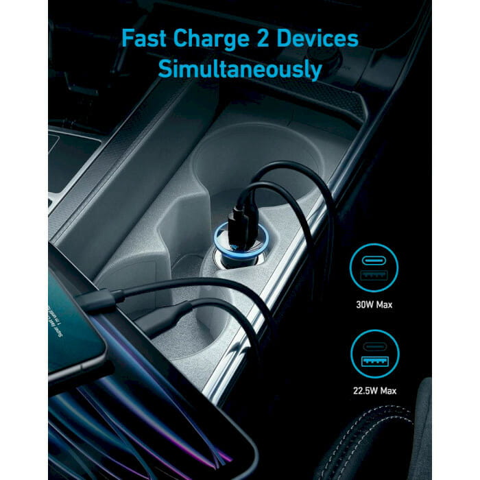Мережевий зарядний пристрій Anker PowerDrive 323 Black (A2735G11)