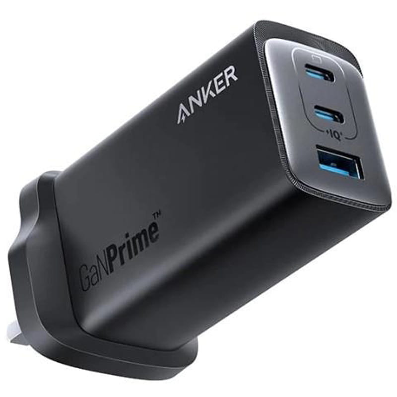Сетевое зарядное устройство Anker PowerPort 737 GaNPrime 120W, UK Plug, Black (A2148211)