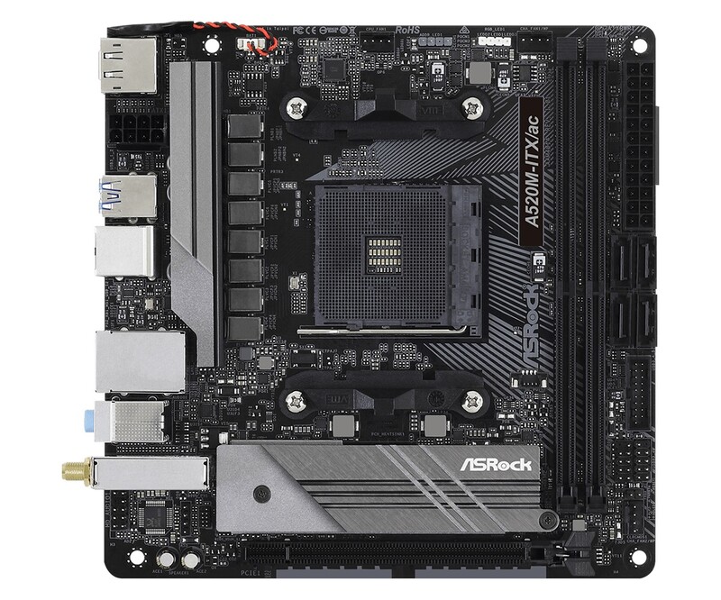 Материнська плата ASRock A520M-ITX/AC Socket AM4