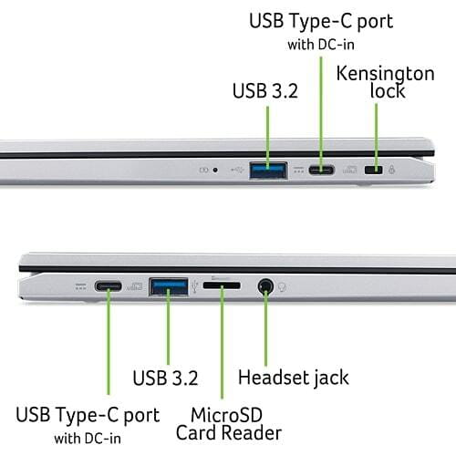 Ноутбук Acer Chromebook 314 CB314-4H-C5PB (NX.KNBEU.001) Silver