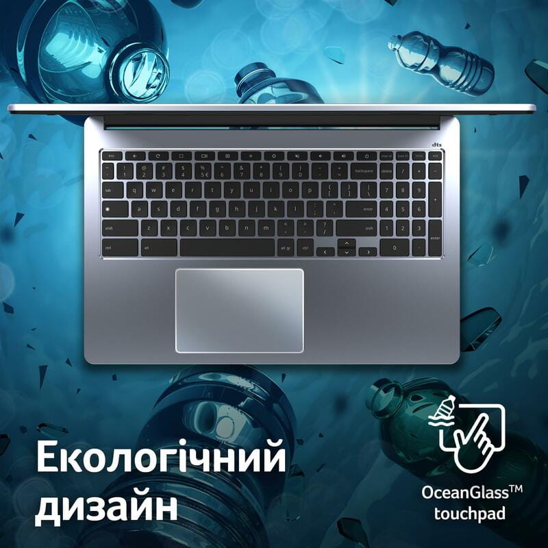 Ноутбук Acer Chromebook 315 CB315-5H-C68B (NX.KPPEU.001) Silver