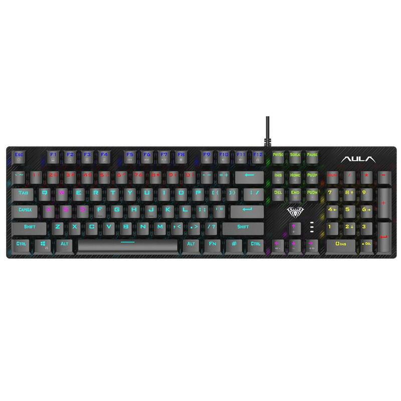 Клавіатура Aula Mechanical S2022 Black keycaps, blue switch (6948391202235)