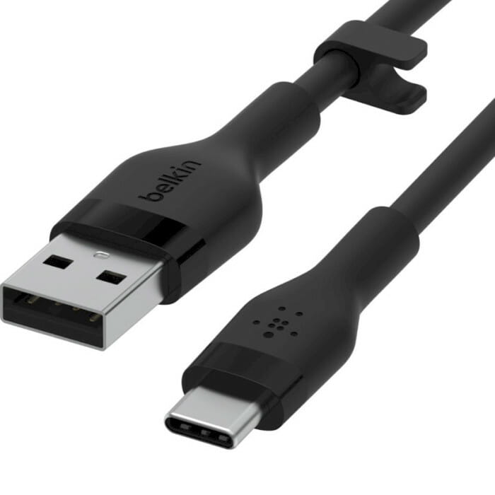 Кабель Belkin Boost Up Charge Flex USB - USB Type-C (M/M), 2 м, Black (CAB008BT2MBK)