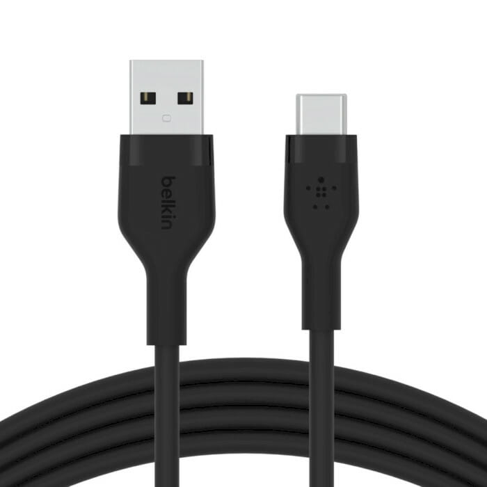 Кабель Belkin Boost Up Charge Flex USB - USB Type-C (M/M), 2 м, Black (CAB008BT2MBK)