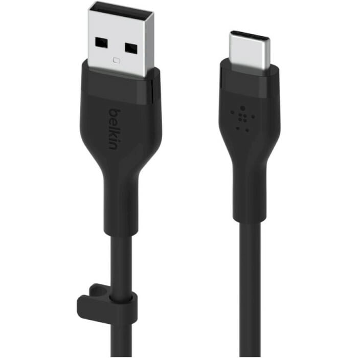 Кабель Belkin Boost Up Charge Flex USB - USB Type-C (M/M), 2 м, Black (CAB008BT2MBK)