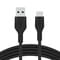 Фото - Кабель Belkin Boost Up Charge Flex USB - USB Type-C (M/M), 2 м, Black (CAB008BT2MBK) | click.ua