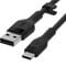 Фото - Кабель Belkin Boost Up Charge Flex USB - USB Type-C (M/M), 2 м, Black (CAB008BT2MBK) | click.ua