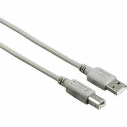 Кабель Hama USB - USB Type-B (M/M), 1.5 м, Gray (200900)