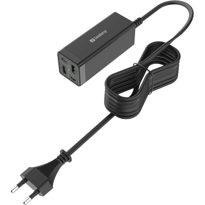 Сетевое зарядное устройство Sandberg 4-in-1 Charger 441-45 65W Black