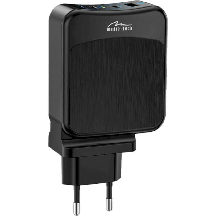 Сетевое зарядное устройство Media-Tech MT6252 65W Black