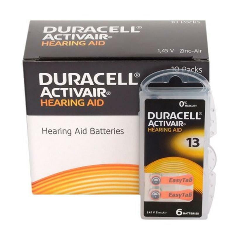 Батарейка Duracell Activair 13 BL 6 шт (для слухових апаратів)
