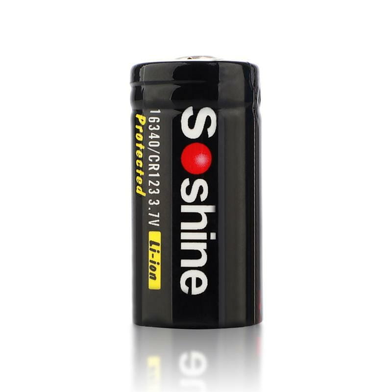 Аккумулятор Soshine Protected CR123A/16340 3.7V 700mAh 1шт