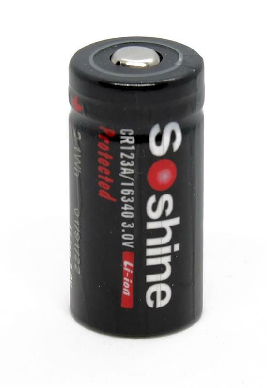 Аккумулятор Soshine Protected CR123A/16340 3.0V 700mAh 1шт