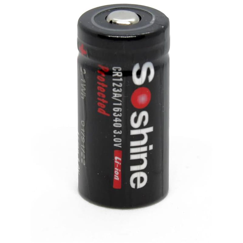 Аккумулятор Soshine Protected CR123A/16340 3.0V 700mAh 1шт