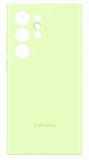 Чeхол-накладка Samsung Silicone Case для Samsung Galaxy S24 Ultra SM-S928 Light Green (EF-PS928TGEGWW)