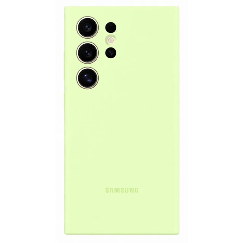 Чeхол-накладка Samsung Silicone Case для Samsung Galaxy S24 Ultra SM-S928 Light Green (EF-PS928TGEGWW)