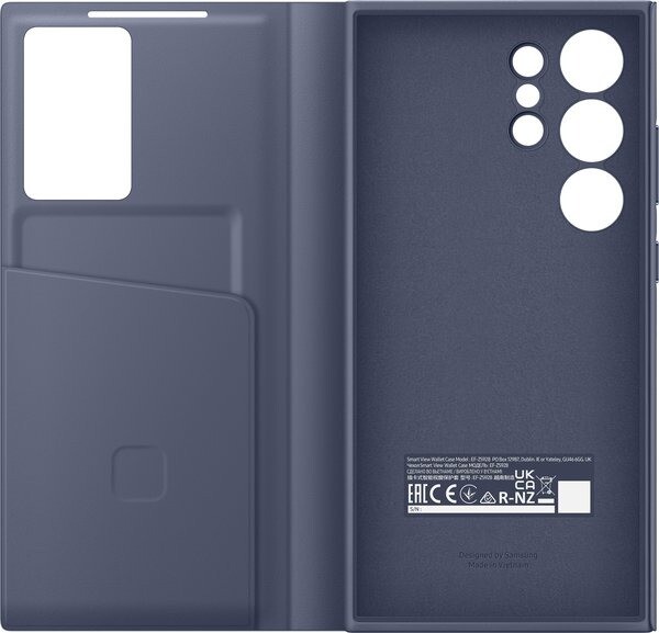 Чохол-книжка Samsung Smart View Wallet Case для Samsung Galaxy S24 Ultra SM-S928 Violet (EF-ZS928CVEGWW)