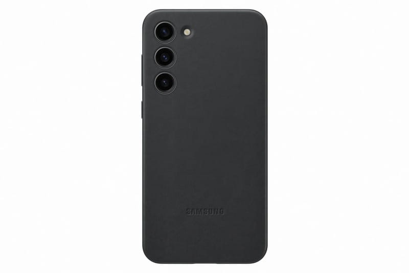 Чeхол-накладка Samsung Leather Cover для Samsung Galaxy S23 SM-S911 Black (EF-VS911LBEGRU)