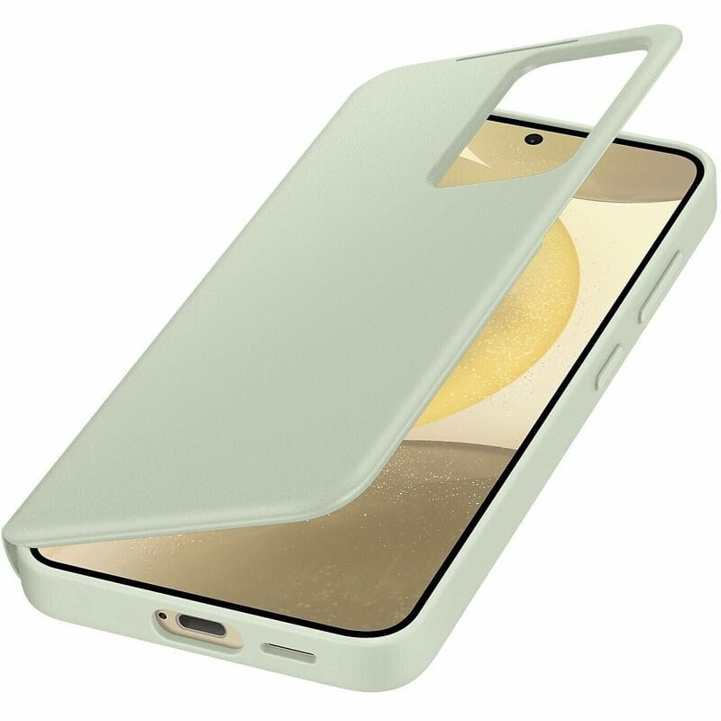 Чeхол-книжка Samsung Smart View Wallet Case для Samsung Galaxy S24 SM-S921 Light Green (EF-ZS921CGEGWW)